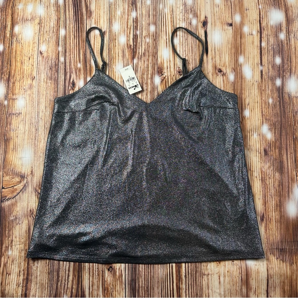 NWT Express Metallic Tank Top Size Small